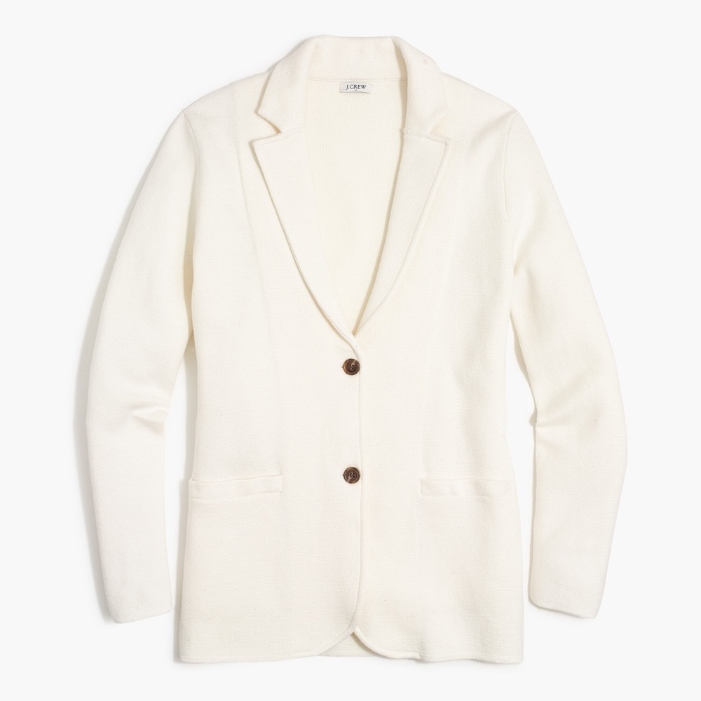 J. Crew Sweater Blazer Cotton